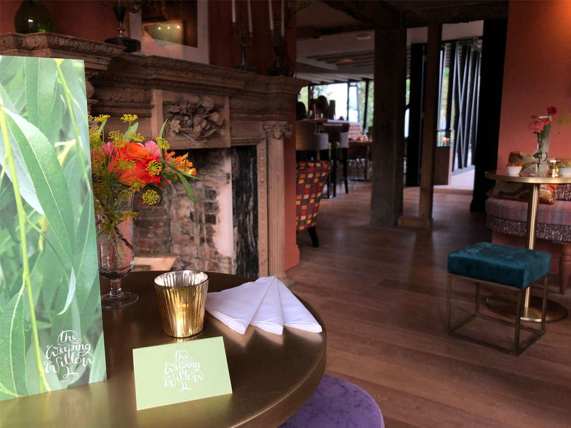 The Weeping Willow branding